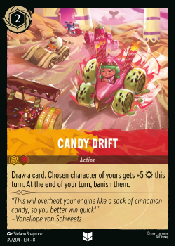Candy Drift single card from Disney Lorcana