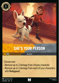 Shes Your Person single card from Disney Lorcana