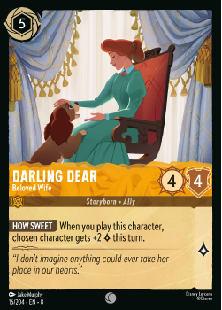 Darling Dear - Beloved Wife single card from Disney Lorcana
