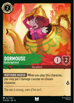 Dormouse - Easily Agitated single card from Disney Lorcana