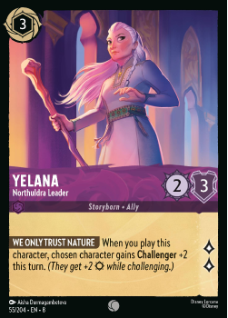 Yelana - Northuldra Leader single card from Disney Lorcana