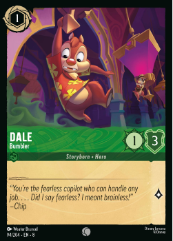 Dale - Bumbler single card from Disney Lorcana