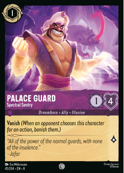 Palace Guard - Spectral Sentry single card from Disney Lorcana