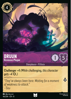 Druun - Ravenous Plague single card from Disney Lorcana