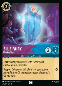 Blue Fairy - Guiding Light single card from Disney Lorcana