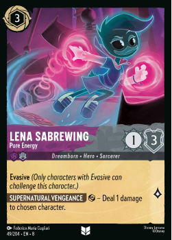 Lena Sabrewing - Pure Energy single card from Disney Lorcana
