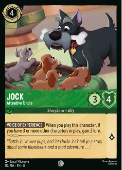 Jock - Attentive Uncle single card from Disney Lorcana