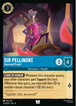 Sir Pellinore - Seasoned Knight single card from Disney Lorcana