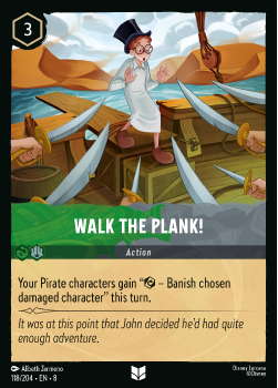 Walk the Plank! single card from Disney Lorcana