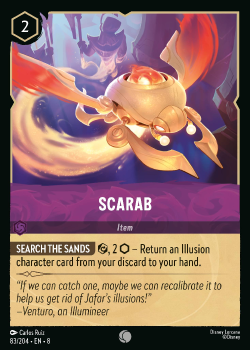Scarab single card from Disney Lorcana