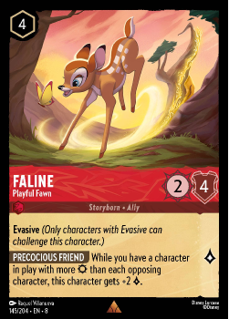 Faline - Playful Fawn single card from Disney Lorcana