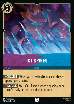 Ice Spikes single card from Disney Lorcana