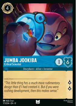 Jumba Jookiba - Critical Scientist single card from Disney Lorcana