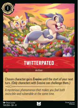 Twitterpated single card from Disney Lorcana