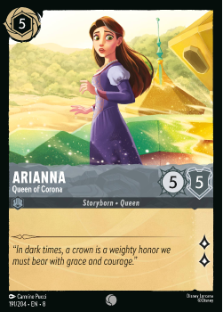 Arianna - Queen of Corona single card from Disney Lorcana