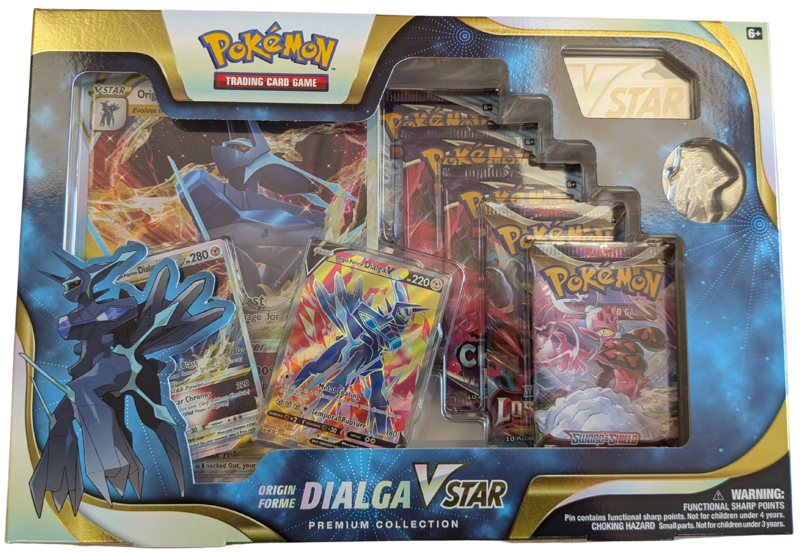 Pokemon Origin Forme Dialga VSTAR Premium Collection Box Pokemon Origin Forme Dialga VSTAR Premium Collection Box