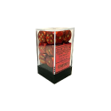 Chessex 16mm d6 Dice Block: Scarab Scarlet / Gold - Image 2