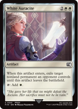 White Auracite single card from Magic the Gathering