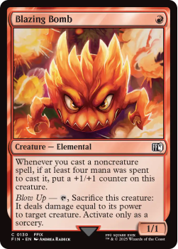 Blazing Bomb single card from Magic the Gathering