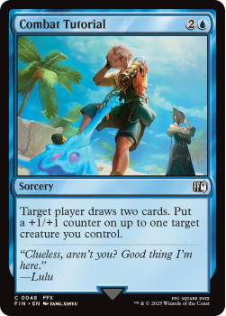 Combat Tutorial single card from Magic the Gathering