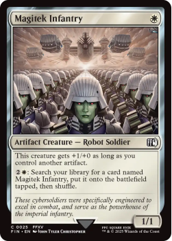 Magitek Infantry single card from Magic the Gathering