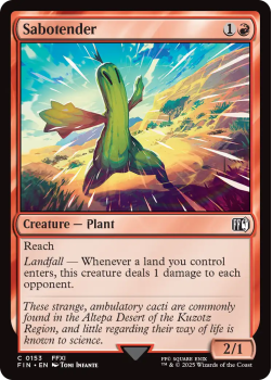 Sabotender single card from Magic the Gathering