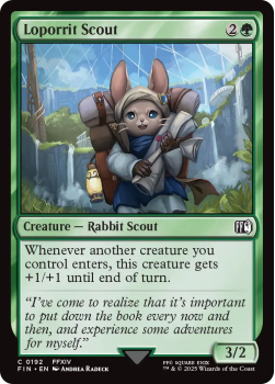 Loporrit Scout single card from Magic the Gathering