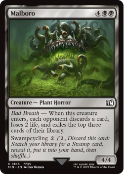 Malboro single card from Magic the Gathering
