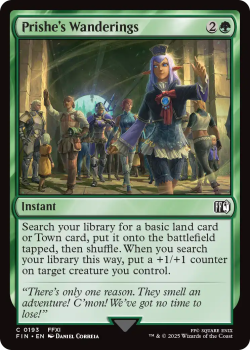 Prishe's Wanderings single card from Magic the Gathering