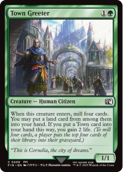 Town Greeter single card from Magic the Gathering