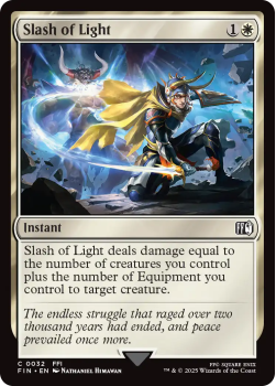 Slash of Light single card from Magic the Gathering