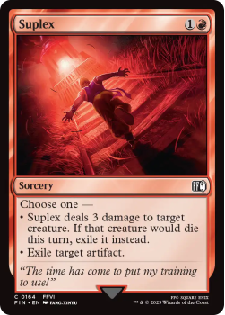 Suplex single card from Magic the Gathering