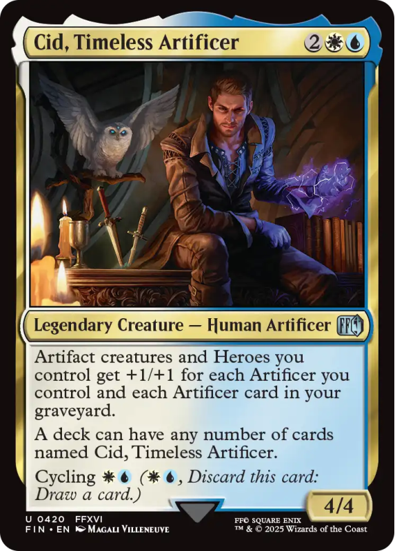 Cid, Timeless Artificer XVI : 0420 FINAL FANTASY - Magic the Gathering Single Card Cid, Timeless Artificer XVI : 0420 FINAL FANTASY - Magic the Gathering Single Card