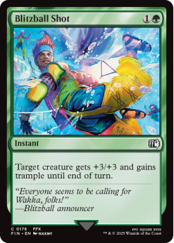 Blitzball Shot single card from Magic the Gathering
