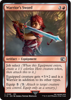 Warrior's Sword single card from Magic the Gathering