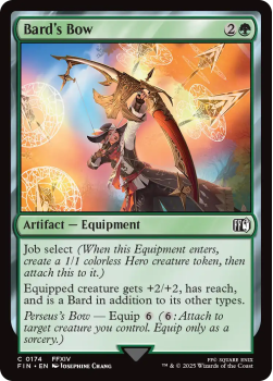 Bard's Bow single card from Magic the Gathering