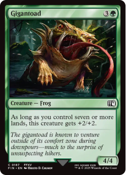 Gigantoad single card from Magic the Gathering