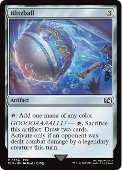 Blitzball single card from Magic the Gathering