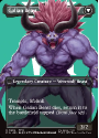 Vincent Valentine // Galian Beast (BORDERLESS) (FOIL) : 0383 FINAL FANTASY - Magic the Gathering Single Card - Image 2