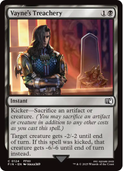 Vayne's Treachery single card from Magic the Gathering
