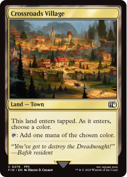 Crossroads Village single card from Magic the Gathering