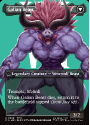 Vincent Valentine // Galian Beast (BORDERLESS) (SURGE FOIL) : 0528 FINAL FANTASY - Magic the Gathering Single Card - Image 2