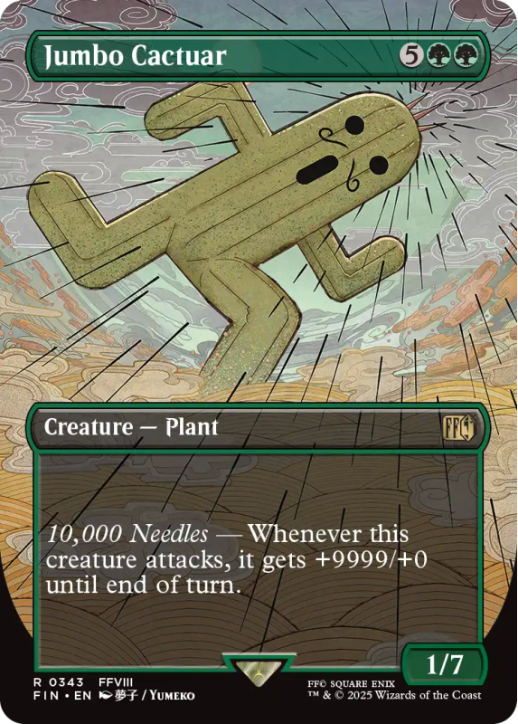 mtg final fantasy mythic rare Paradise Chocobo - Birds of Paradise (Borderless) [FINAL FANTASY Commander] main image 1