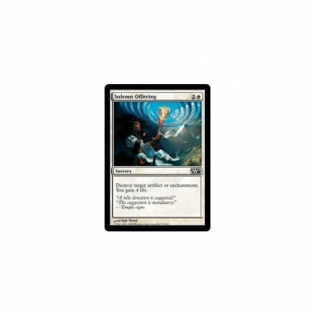 Solemn Offering : MAGIC 2010 033/249 - Magic the Gathering Single Card