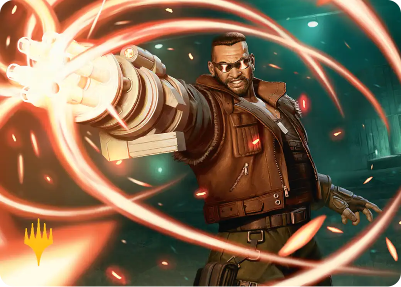 mtg final fantasy barret Fang, Fearless l'Cie (381) - BORDERLESS - FULL ART (Foil)