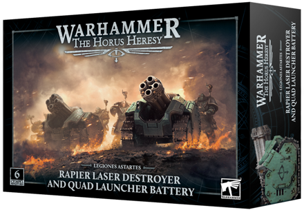 Legiones Astartes Rapier Laser Destroyer and Quad Launcher Battery