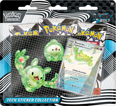 Pokemon Scarlet & Violet Black Bolt Tech Sticker Collection Reuniclus