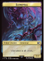 Hero // Elemental Token : FINAL FANTASY - Magic the Gathering Single Card - Image 2