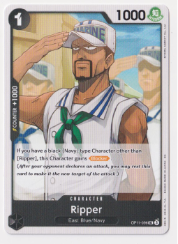 Ripper : OP11-096 A FIST OF DIVINE SPEED - One Piece Single Card