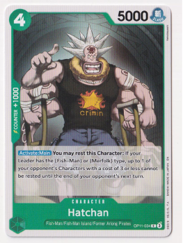 Hatchan : OP11-034 A FIST OF DIVINE SPEED - One Piece Single Card